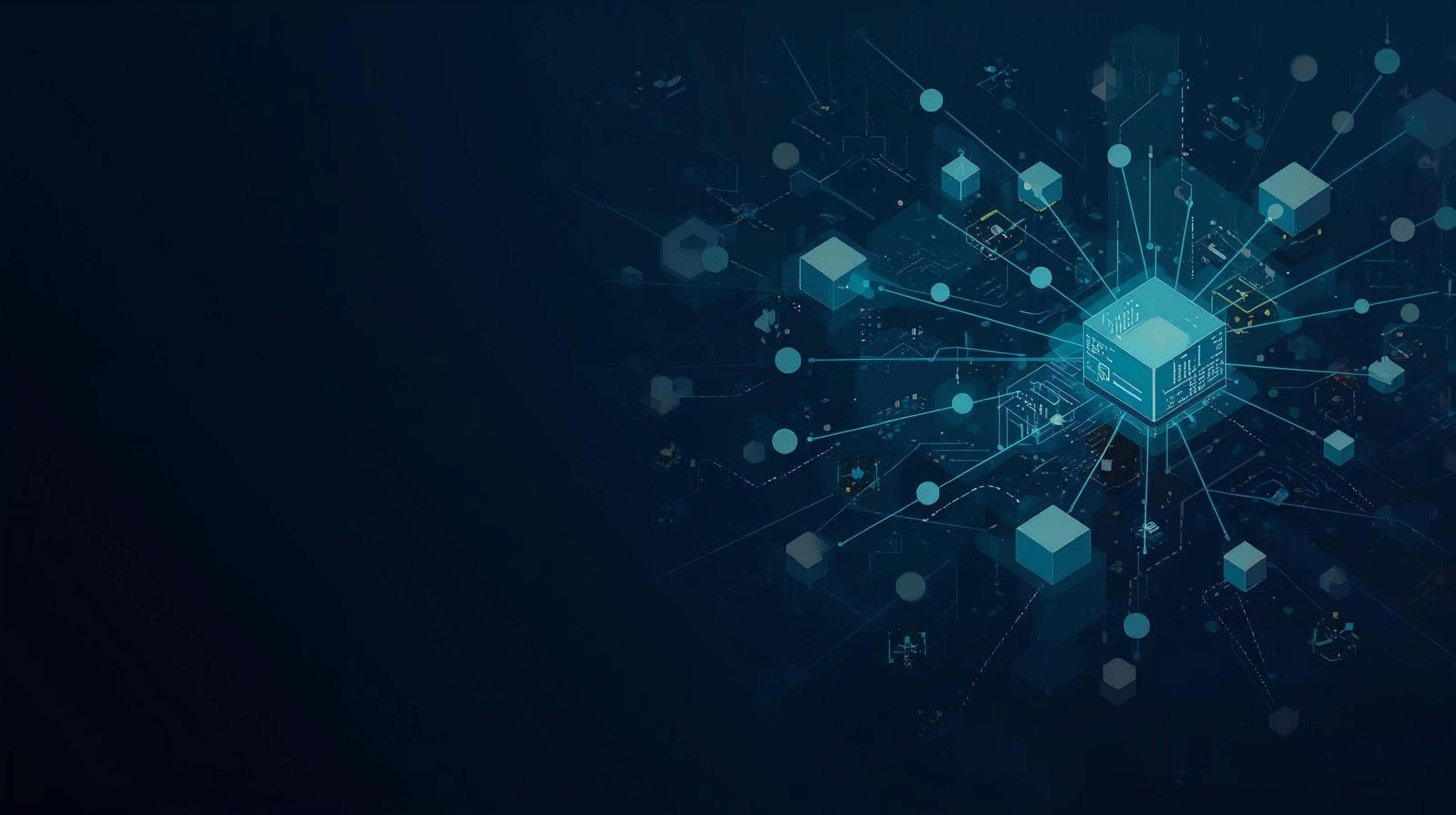 Business professionals discussing strategic technology solutions